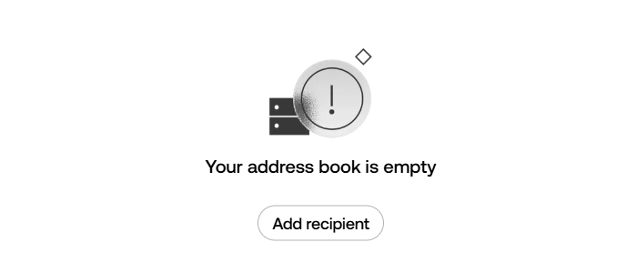 Your address book is empty